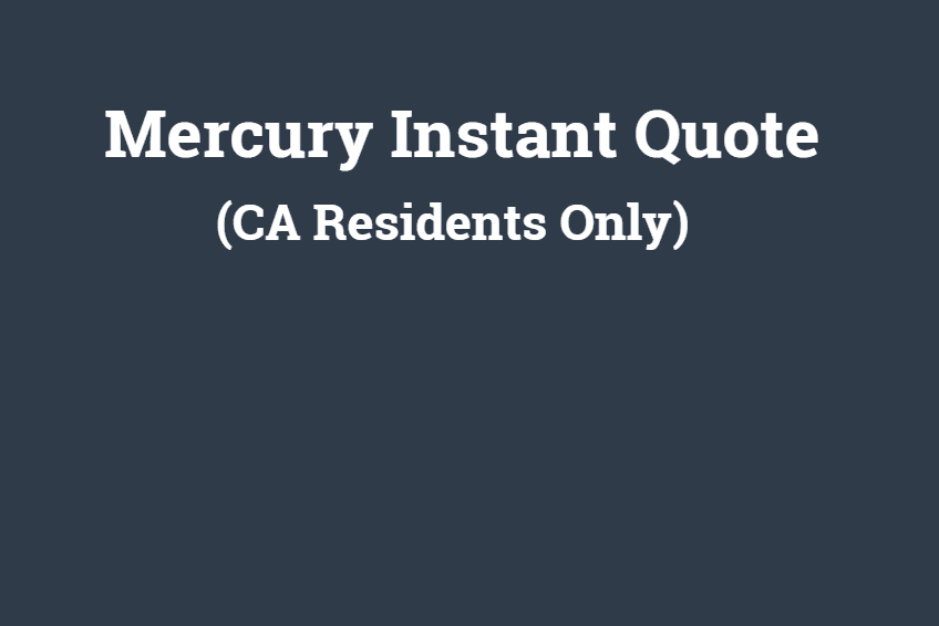 Mercury Instant Quote